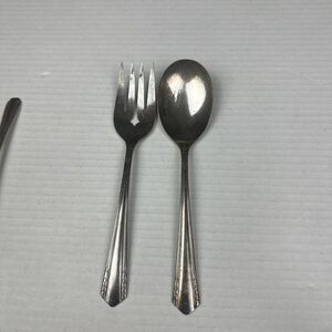 WM A Rogers A1 Plus Serving Spoon‎ And Fork By Oneida Ltd.